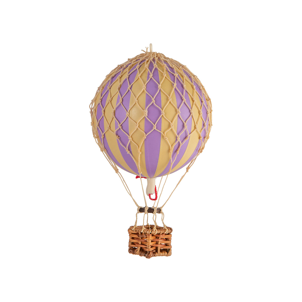 Embark on a whimsical journey aboard the Wonderen Extra Small Hot Air Balloon - Floating The Skies, complete with a delightful basket! Experience the magic of soaring through the skies on this enchanting adventure by Wonderen Stroopwafels.