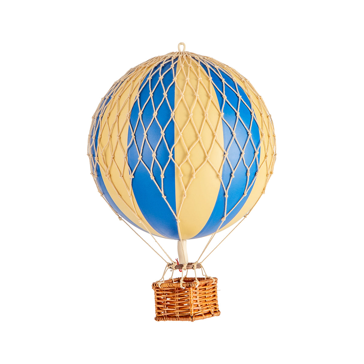 A quirky Wonderen Small Hot Air Balloon - Travels Light on a white background.