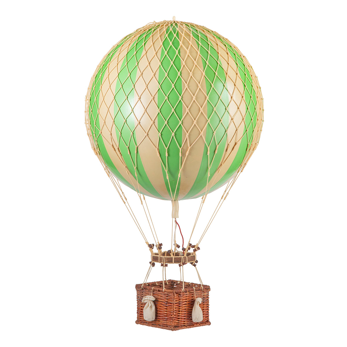A Wonderen Large Hot Air Balloon - Jules Verne decoration on a white background.